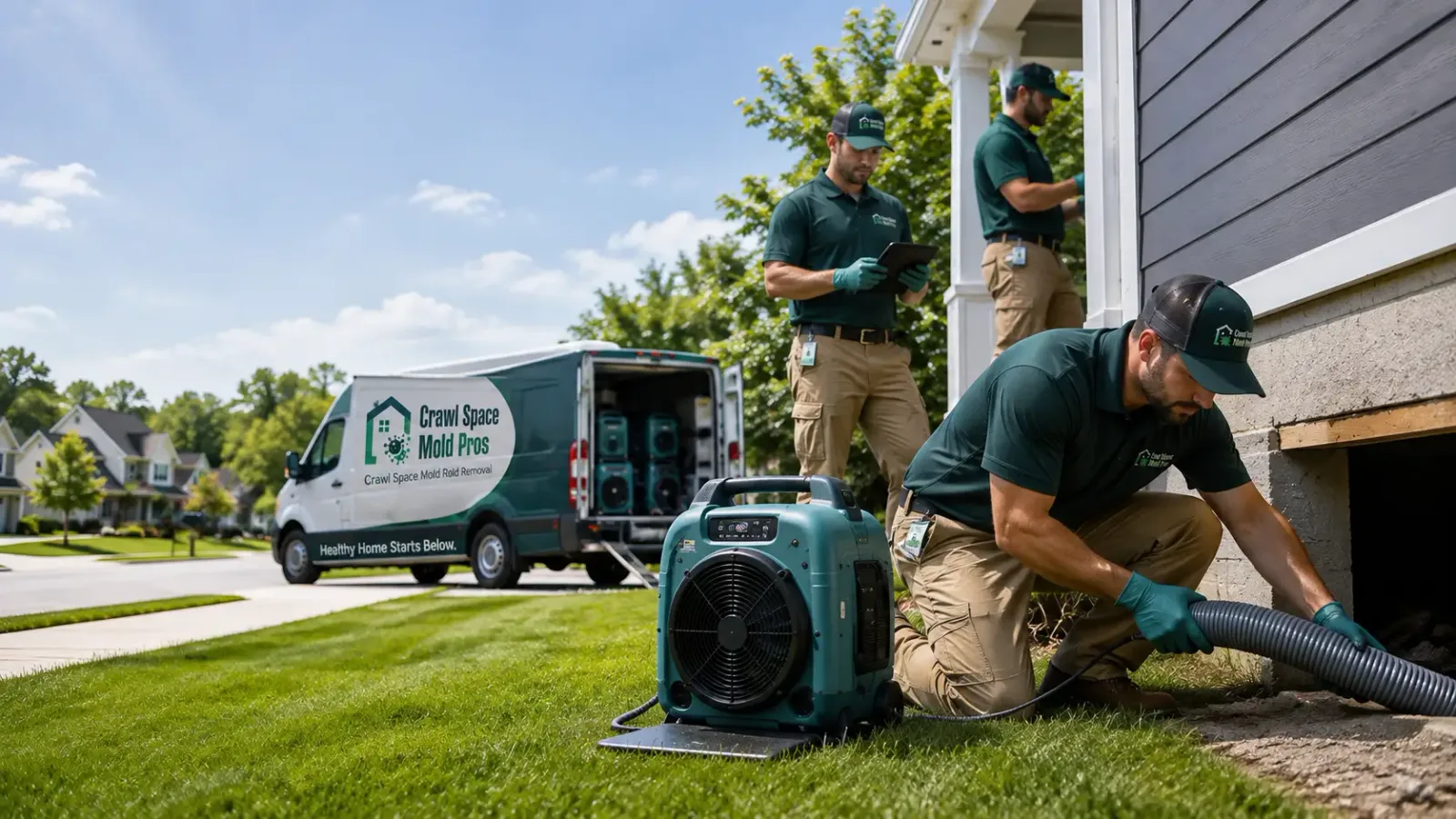 Crawl Space Mold Removal in Morrison, IL